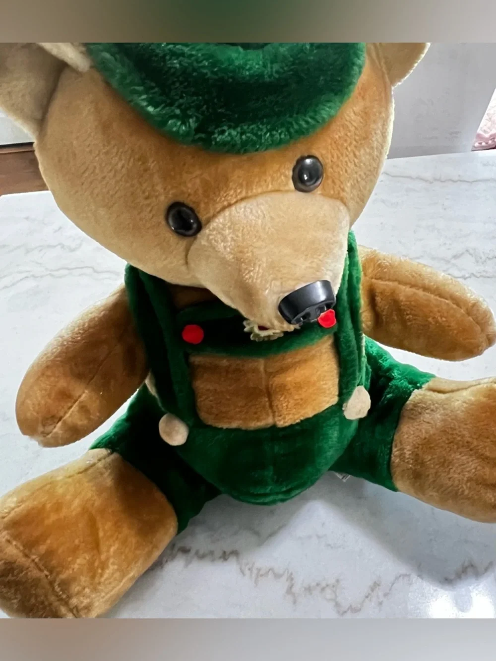 Vintage 70’s Capital Toy Co. Oktoberfest Theme 20” Plush Bear Great Condition